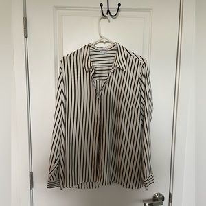 Express Striped Button-Down Shirt